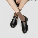 Zhelynne | Ortopedyczne buty Mary Jane z kwadratowym czubkiem