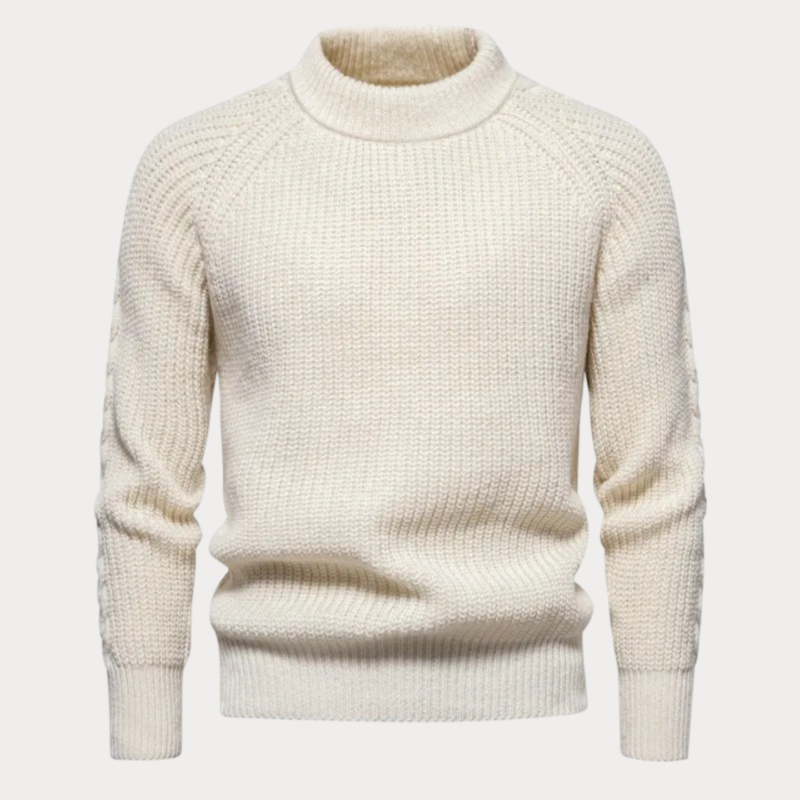 Tomáš – Męski Sweter Okrągły
