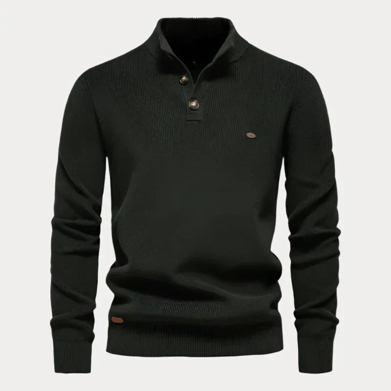 Tomáš – Sweter z Guzikami dla Mężczyzn