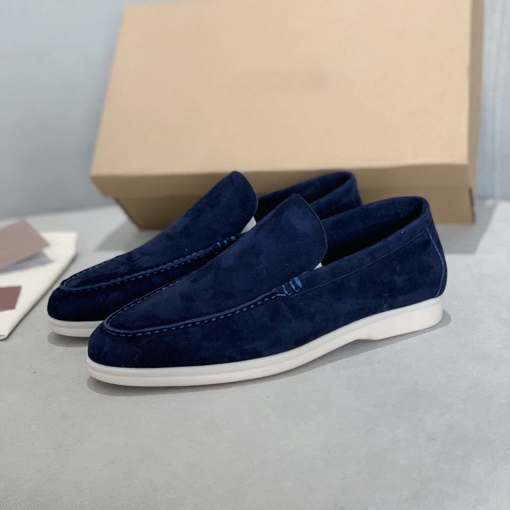 Tomáš – Eleganckie Casual Zamszowe Męskie Slipony