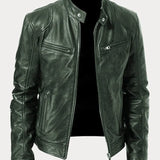 Viktor – Casual Skórzana Kurtka Ponadczasowy Design