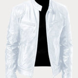 Viktor – Casual Skórzana Kurtka Ponadczasowy Design