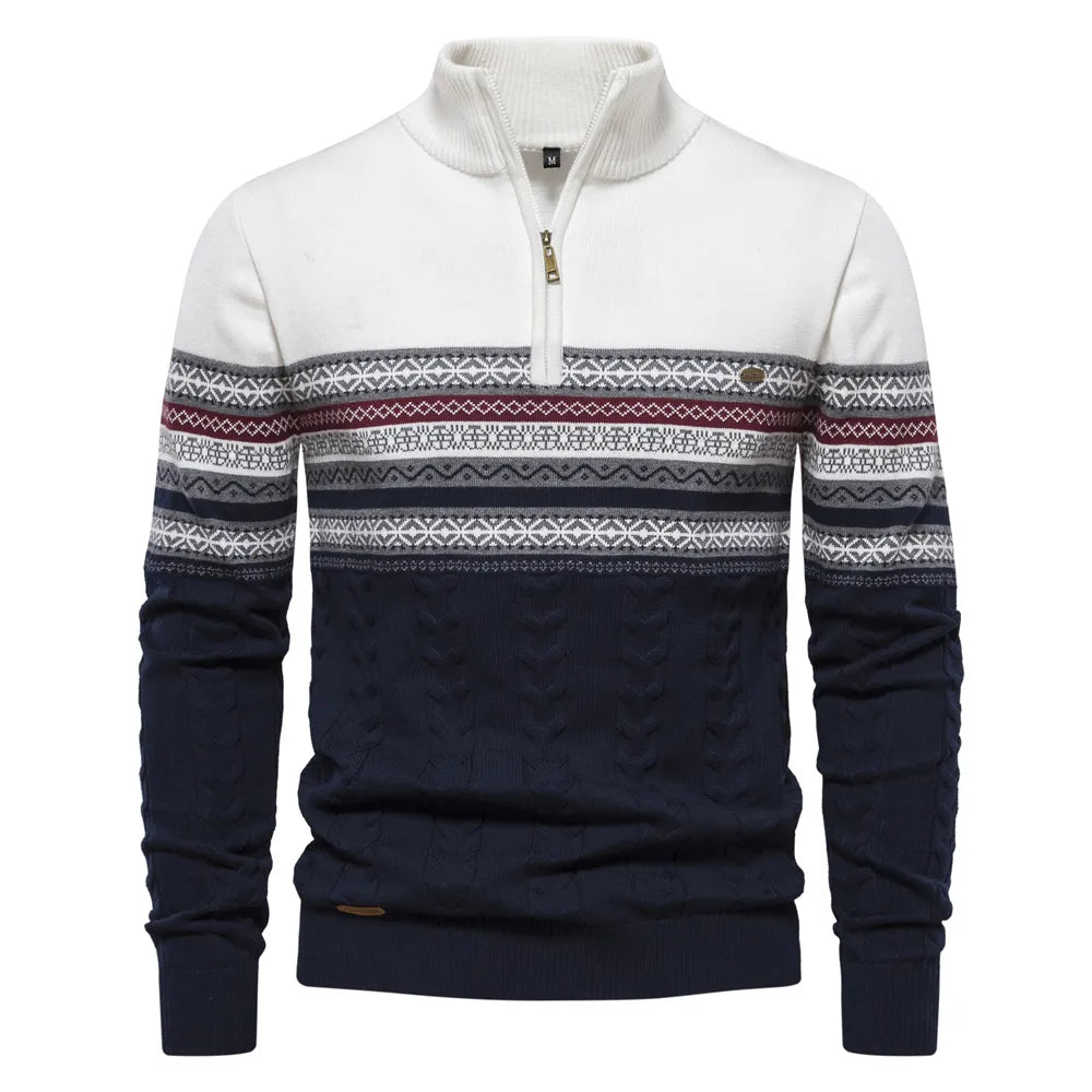 Tomáš – Golf z Polo Zipperem dla Mężczyzn
