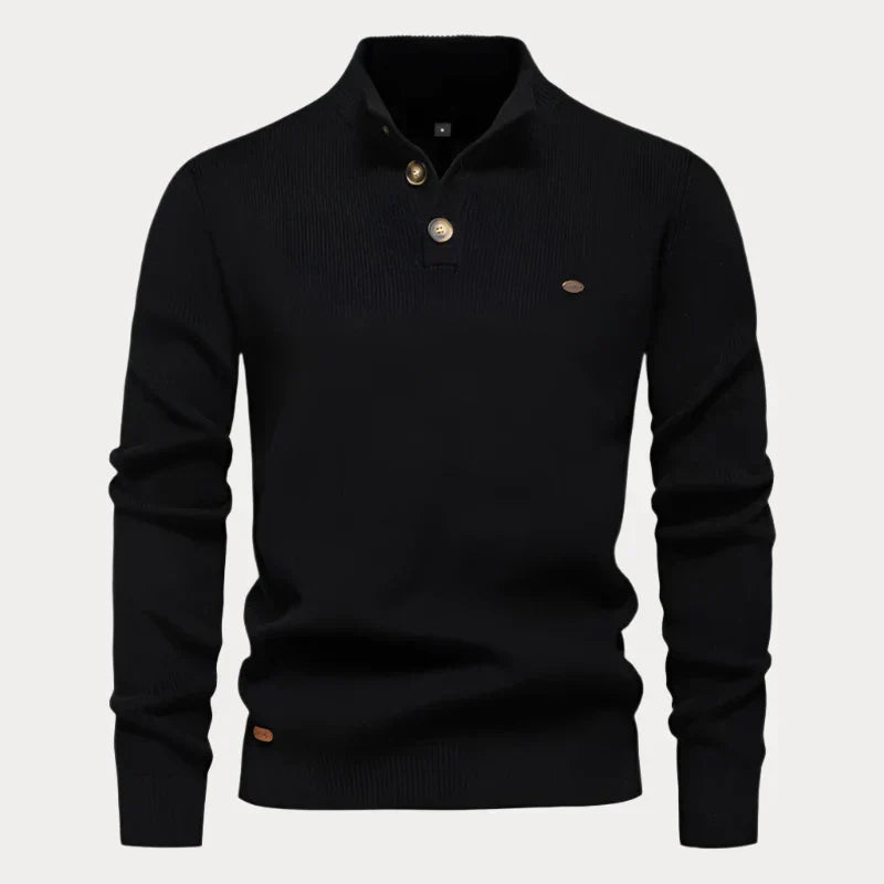 Tomáš – Sweter z Guzikami dla Mężczyzn