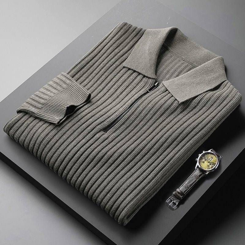 Tomáš – Męski Polopullover z Zamkiem