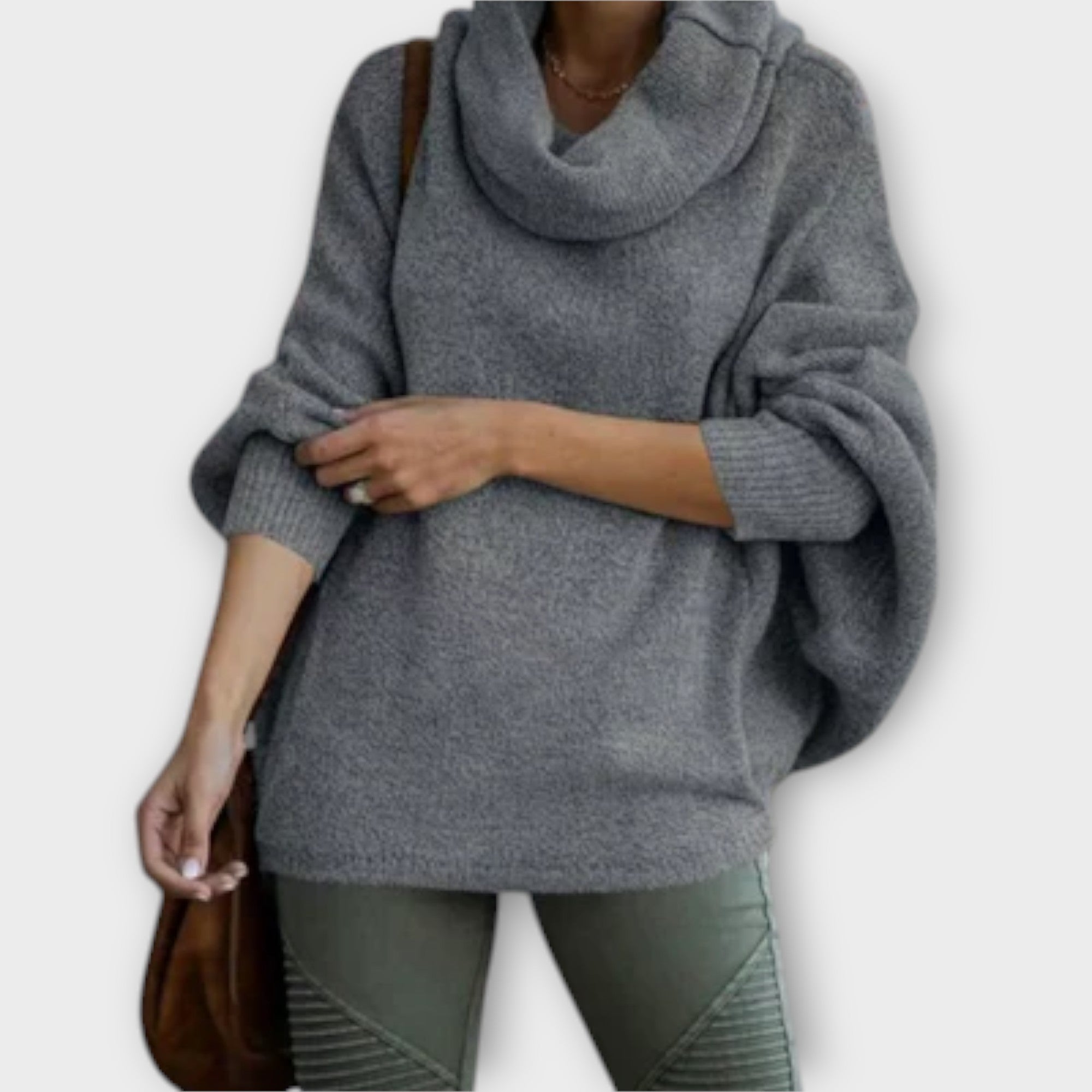 Ulrike - Elegancki sweter damski w stylu żółwia