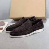 Tomáš – Eleganckie Casual Zamszowe Męskie Slipony