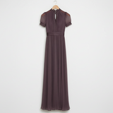 Izabella | Eleganta vintage šifona maxi kleita