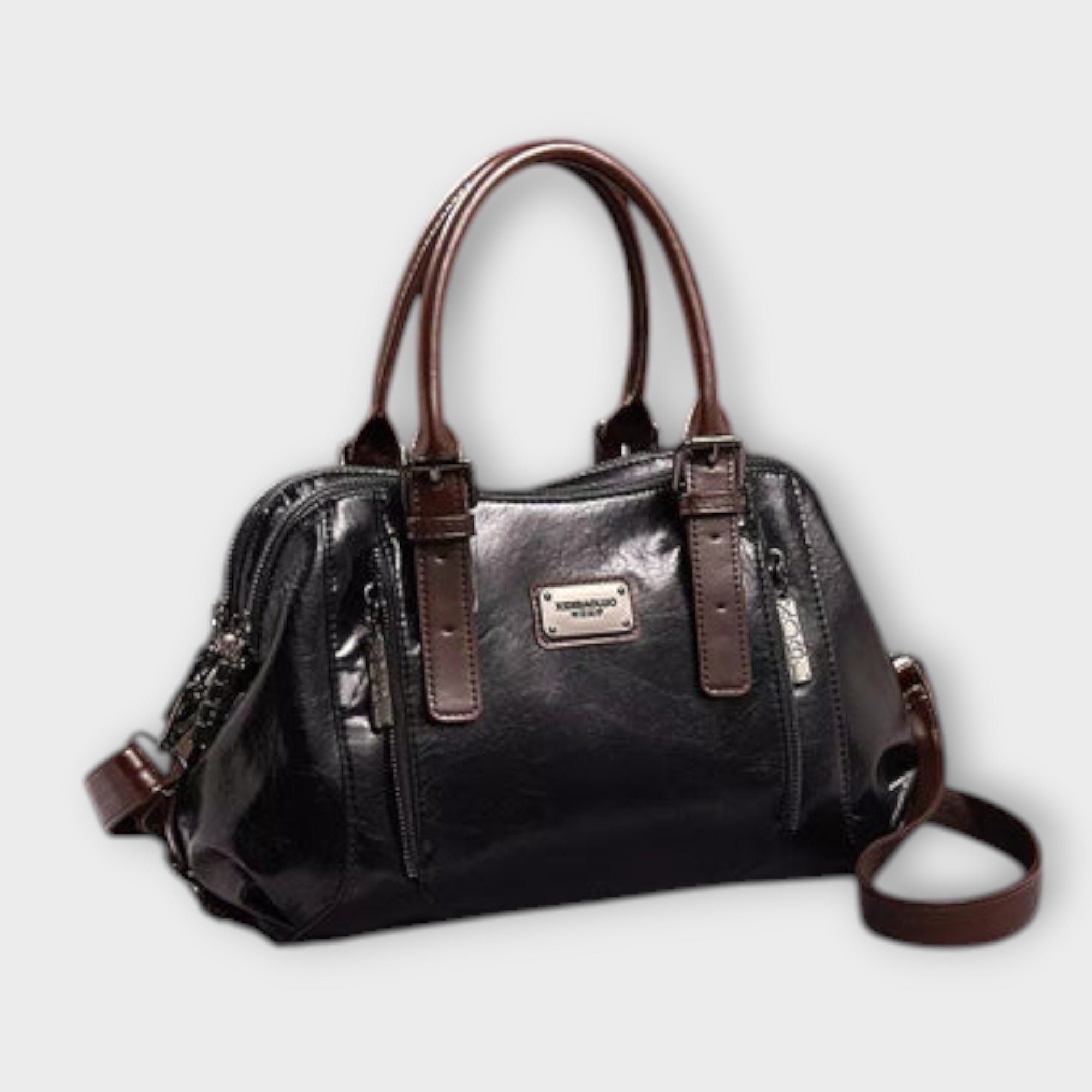 Cécile. - Elegancka torebka vintage na ramię