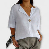 Nicole - Loose Blouse made of Material