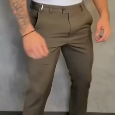 Massimo - Męskie Slim Fit Stretch Spodnie