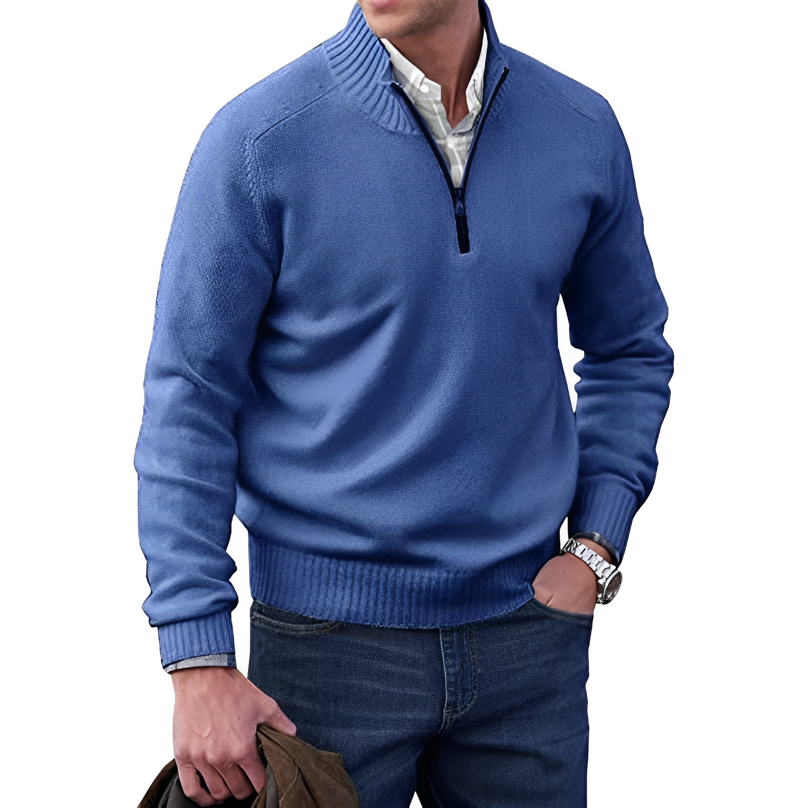 Martin – Męski Sweter z Zamkiem