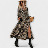 Natalie - Stylowe sukienki w leopardski wzór