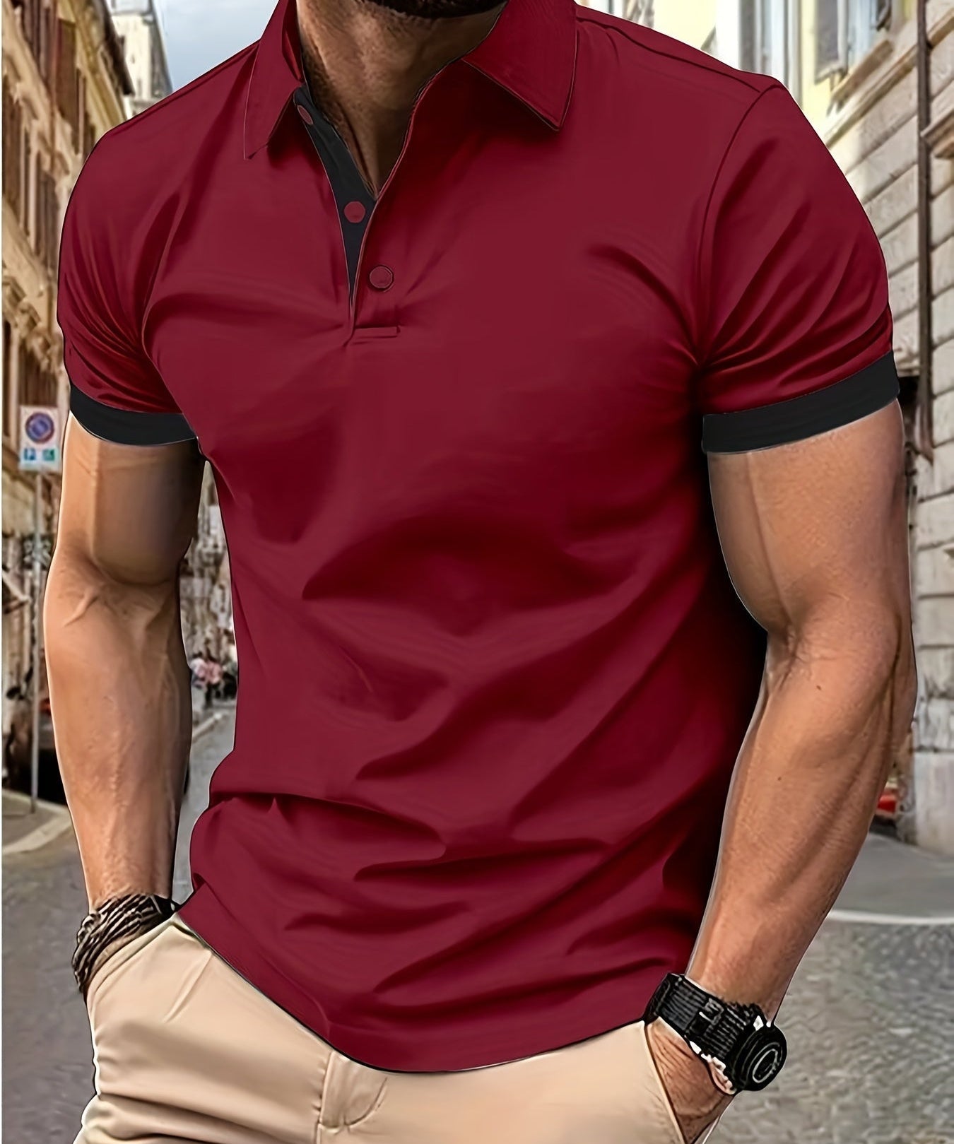 David – Męska Koszulka Polo