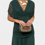 Eryzziah – Elegancka sukienka w kwiatowy wzór