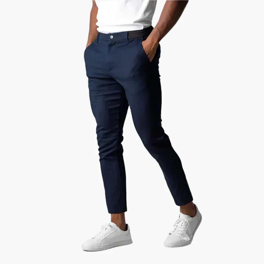 Tomáš – Męskie Spodnie Chino Slim-Fit – Eleganckie Spodnie Robocze i Codzienne z Nowoczesnym Designem