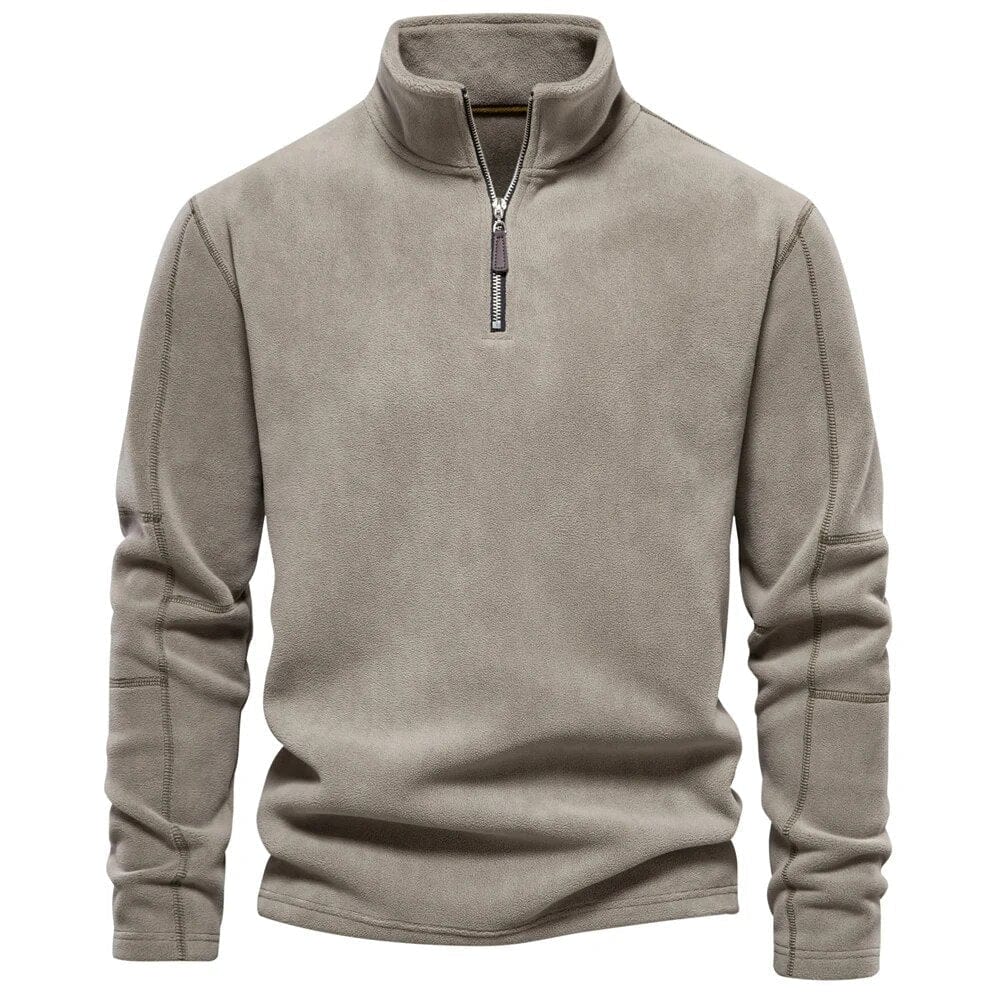 Tomáš – Męski Sweter z Polo Zamkiem