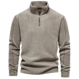 Tomáš – Męski Sweter z Polo Zamkiem