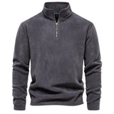 Tomáš – Męski Sweter z Polo Zamkiem