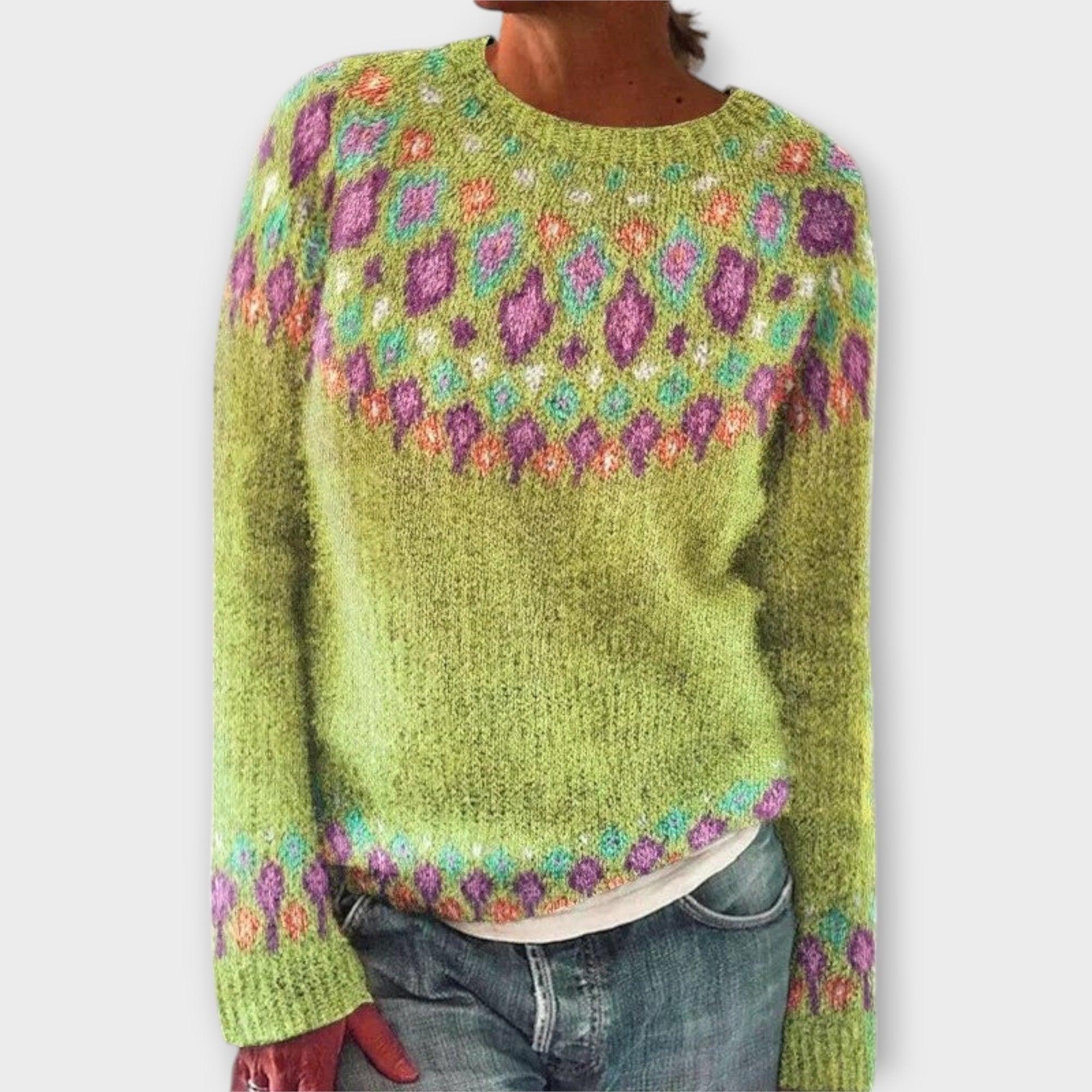 Adéla – Retro damski sweter