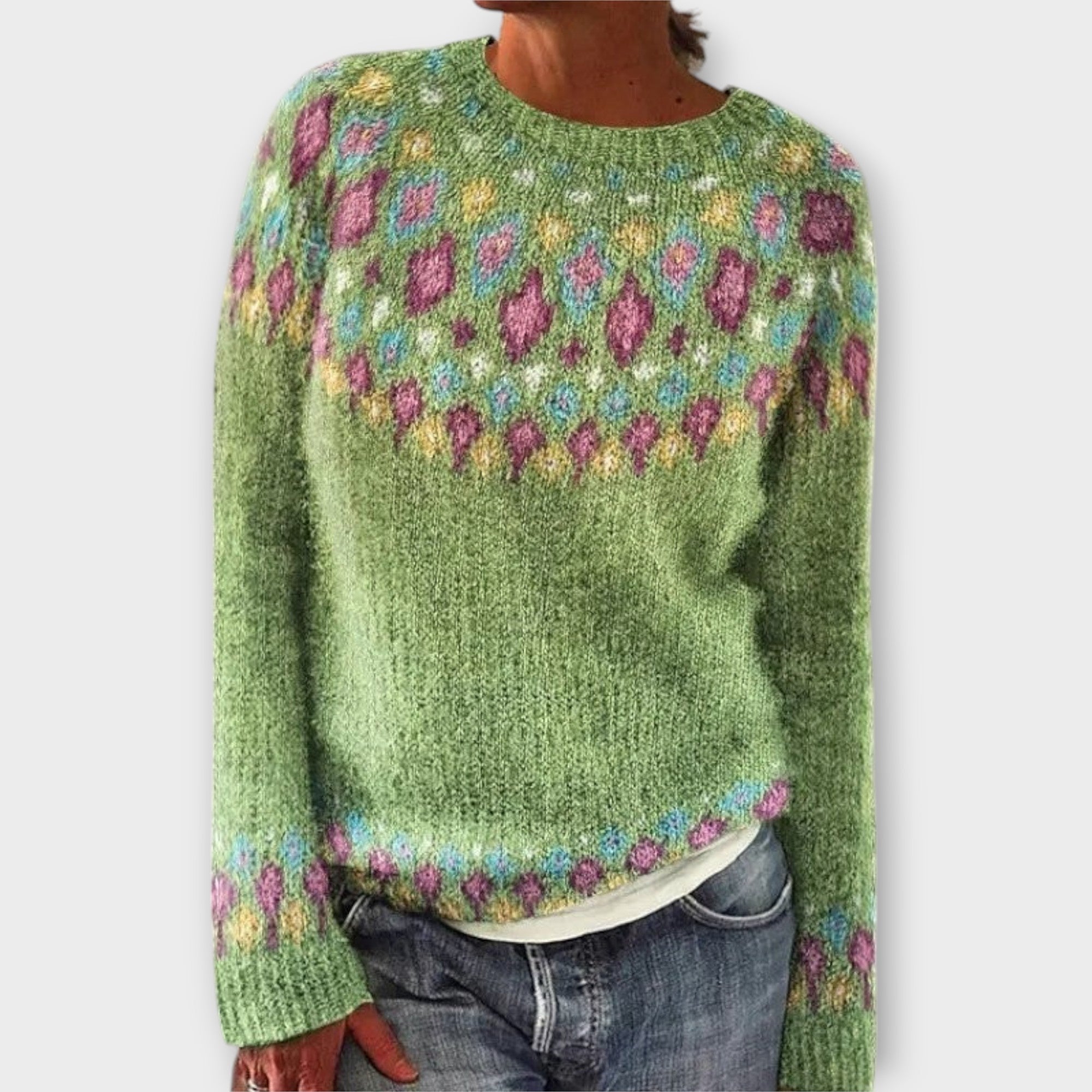 Adéla – Retro damski sweter