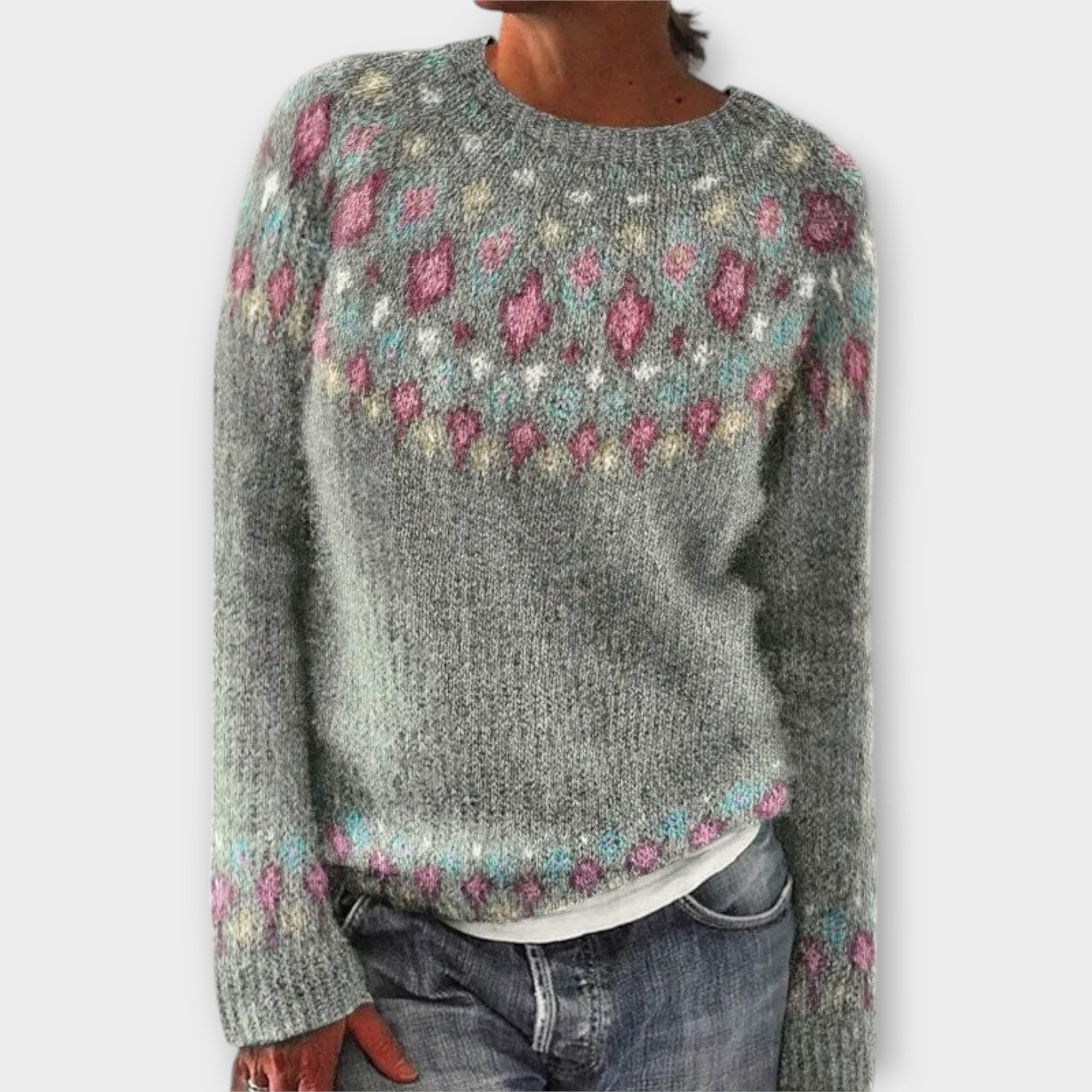 Adéla – Retro damski sweter