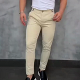 Massimo - Męskie Slim Fit Stretch Spodnie