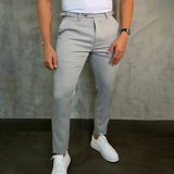 Massimo - Męskie Slim Fit Stretch Spodnie