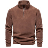 Tomáš – Męski Sweter z Polo Zamkiem