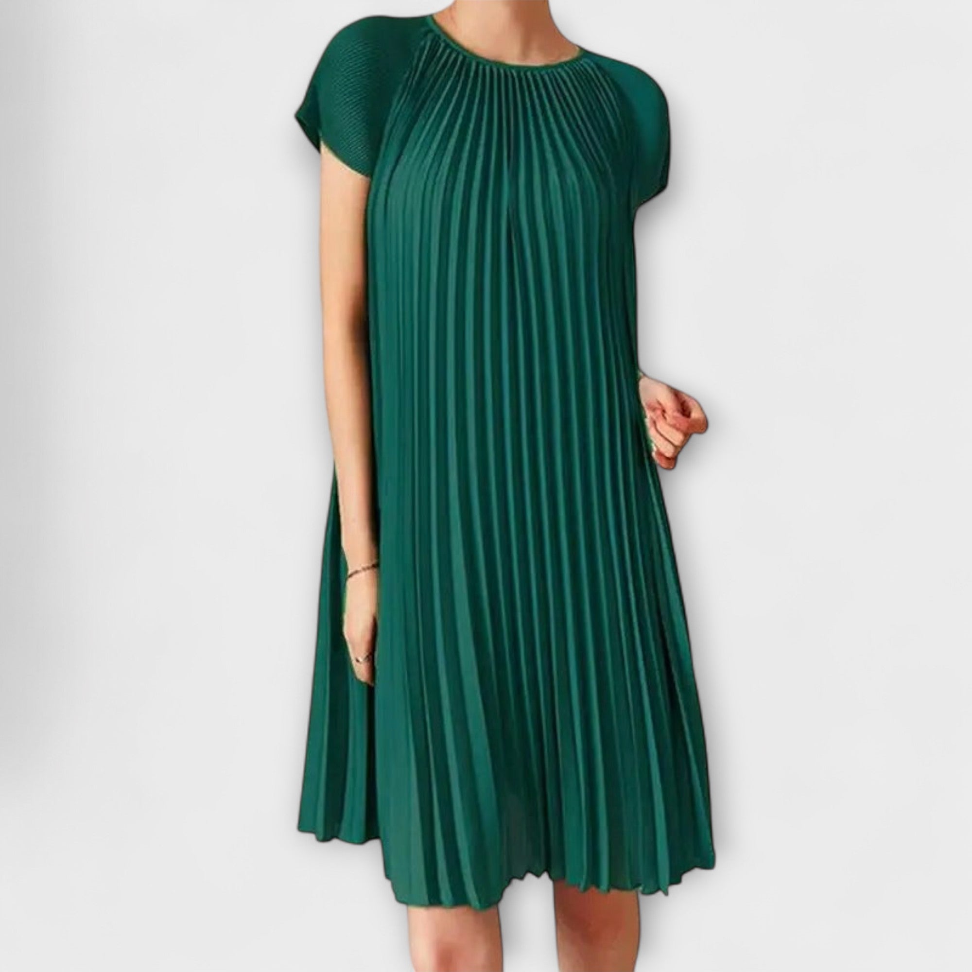 Elegancka plisowana sukienka