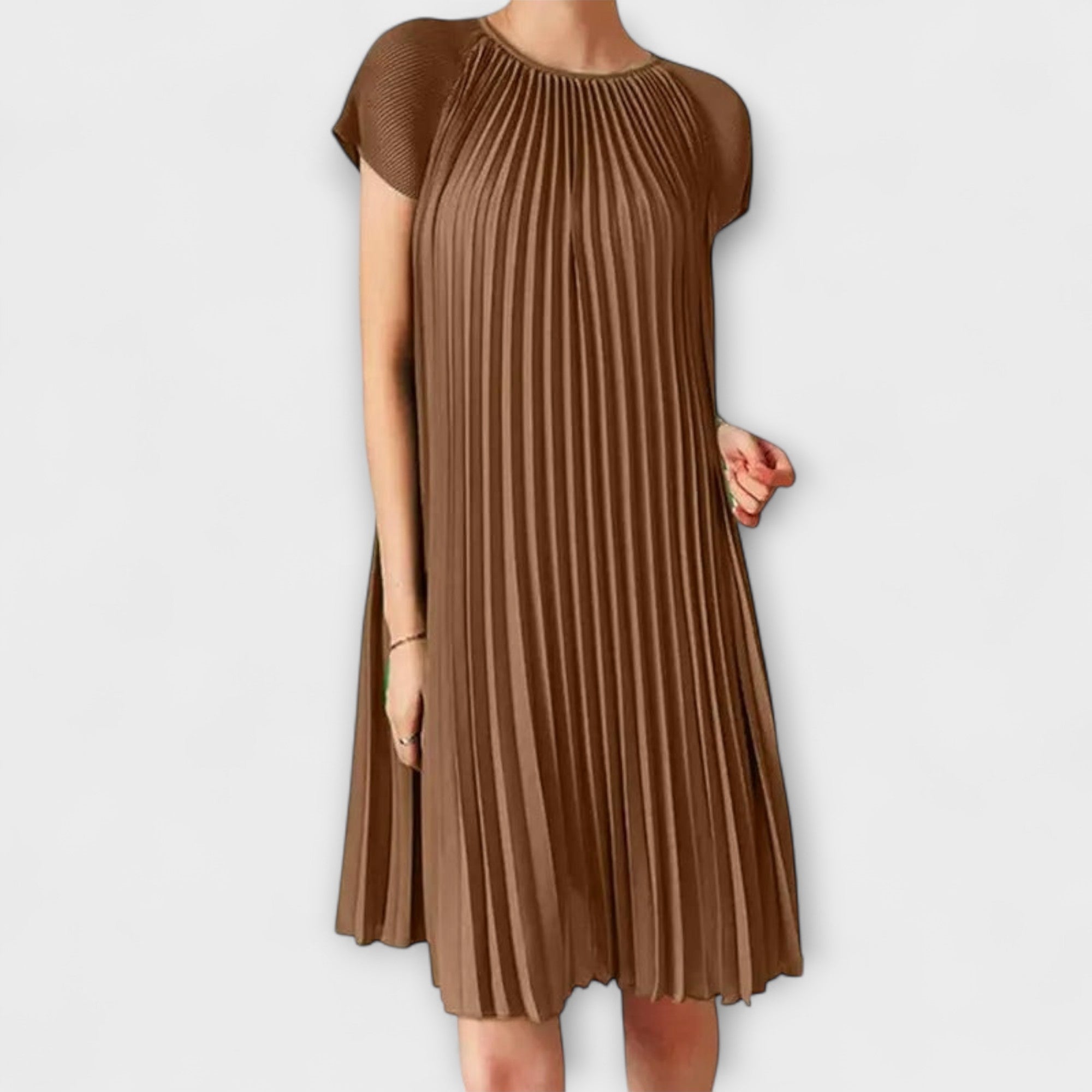 Elegancka plisowana sukienka