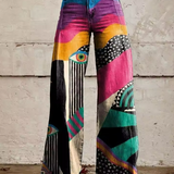 Pavla - Boho stylowe luźne spodnie