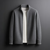 APOLO™ - ELEGANCKA WEŁNIANA KURTKA Z SUWAKIEM